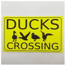 Ducks Crossing Sign Wall Plaque or Hanging Duck Farm Country Road Gate Poultry    302454701903